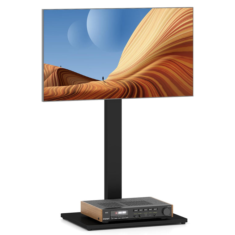 Universal TV Stand Table Top for 32-70 Inch TVs up to 110 lbs, Height Adjustable TV Mount Stand/Base with AV - product view 1
