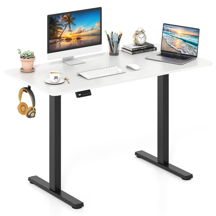 Electric Standing Desk 48" x 24" Height Adjustable Sit Stand Computer Workstation - product view 1