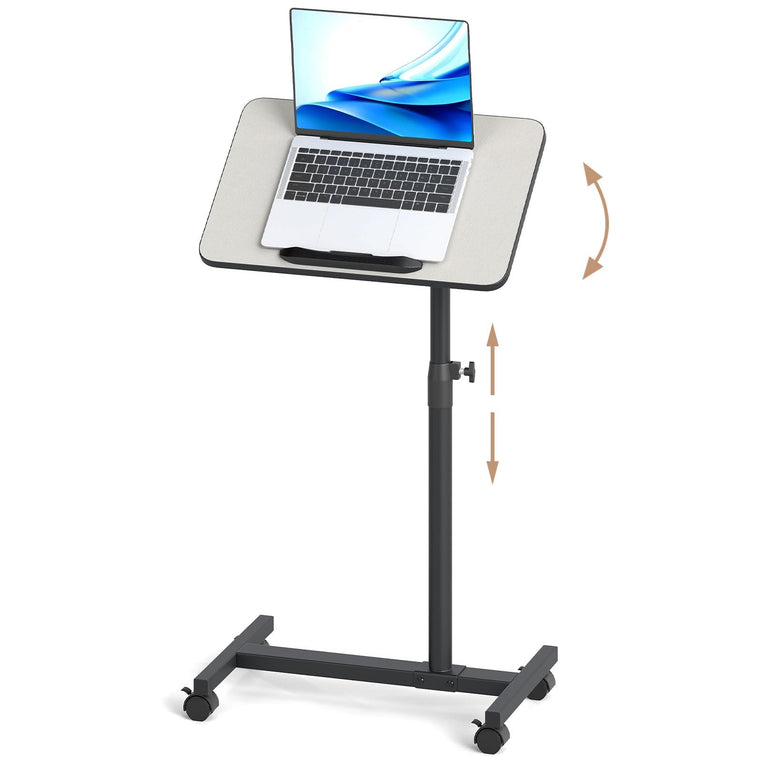 Overbed Table Adjustable Medical Bedside Table Hospital Food Tray - product view 1
