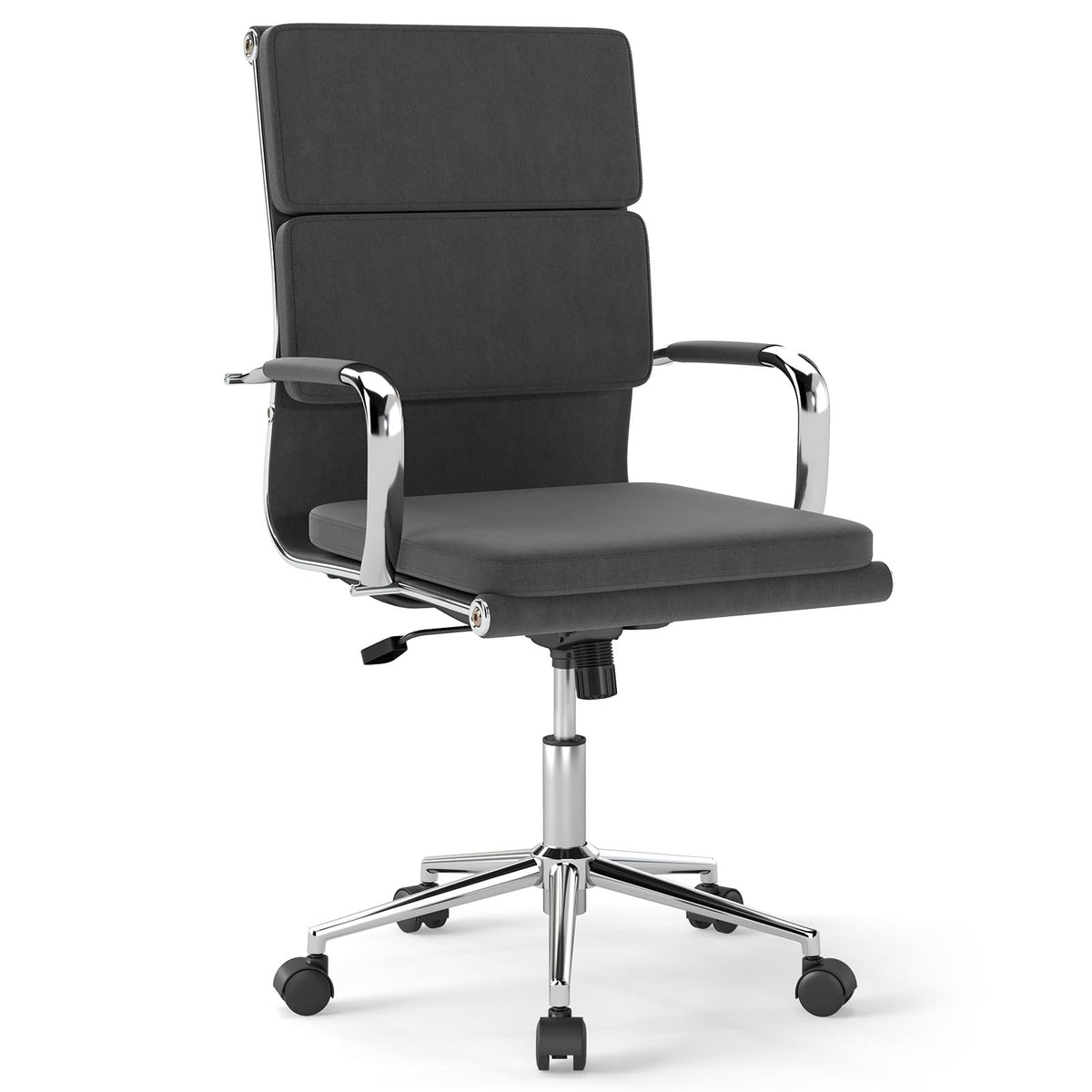 Ergonomic Office Chair Mid Back Fabric Desk Chair with Armrest - product view 1