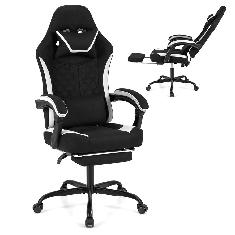Ergonomic Computer Desk Chair with Headrest, Lumbar Support - product view 1