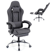 Ergonomic Gaming Chair with Linkage Armrests & Detachable Headrest for Home Office - product view 1
