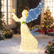 5 Ft Lighted Christmas Angel with Star Halo Spreading Wings - product view 2