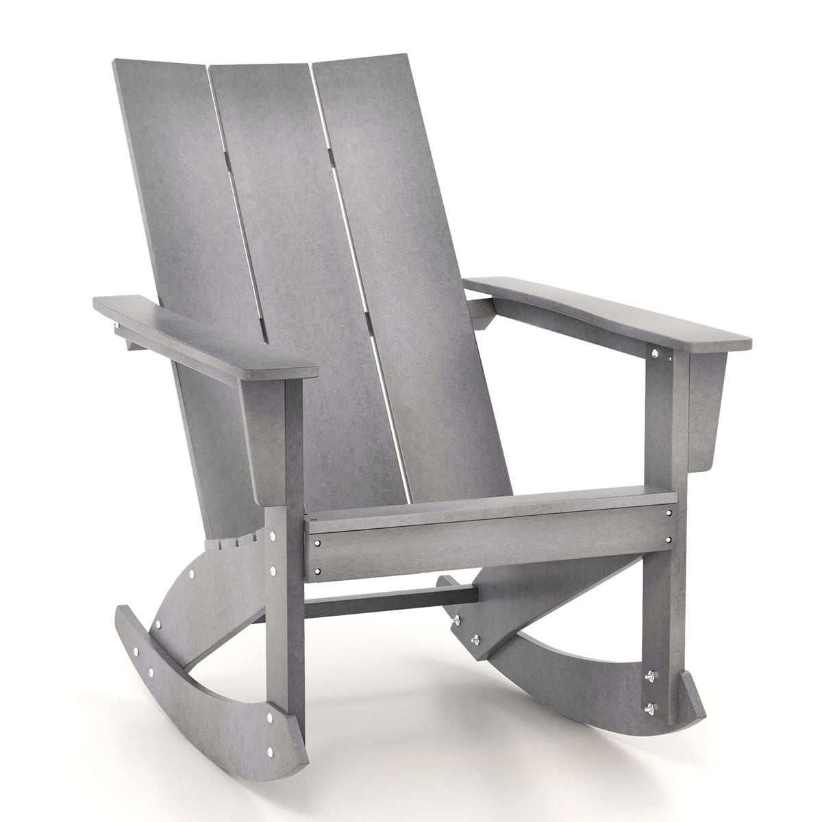Outdoor Rocking Chairs for Porch - Waterproof HDPE Adirondack Rocker, 330lbs Weight Capacity - product view 1