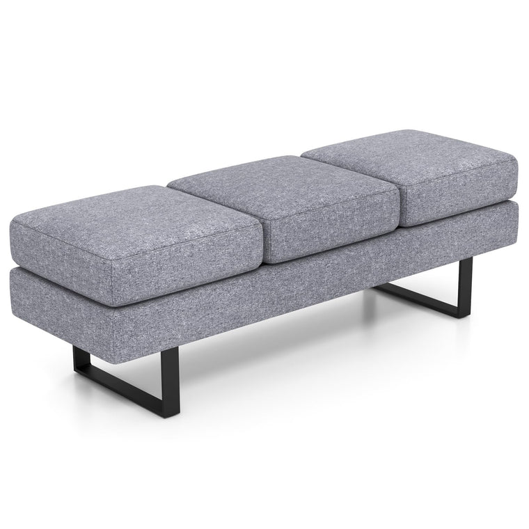 Waiting Room Chairs, Office Guest Chair with 660 Lbs Weight Capacity , Grey - product view 1