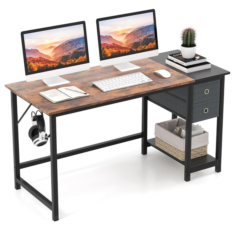 Computer Desk with Drawers - product view 1