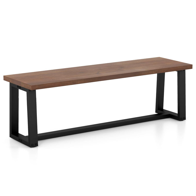 56.5" L Wood Dining Bench - product view 1