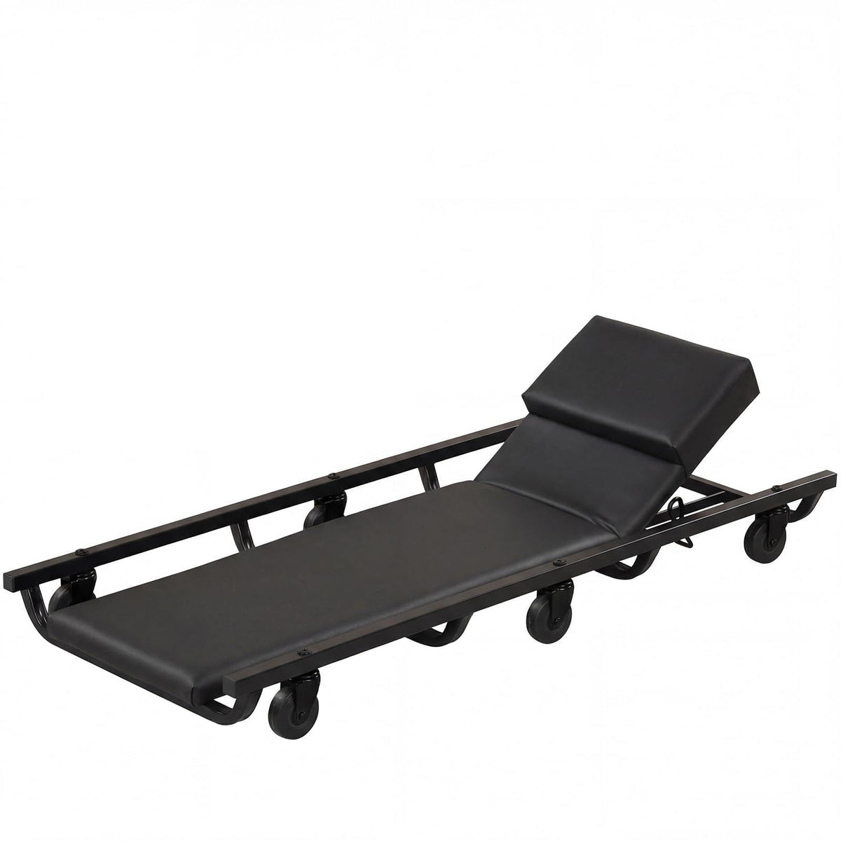 40 Inch Padded Rolling Creeper with Adjustable Backrest & Headrest - product view 1