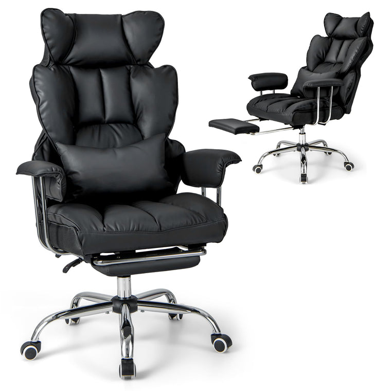 Office Desk Chair, High Back Executive Office Chair with Foot Rest and Lumbar Support - product view 1