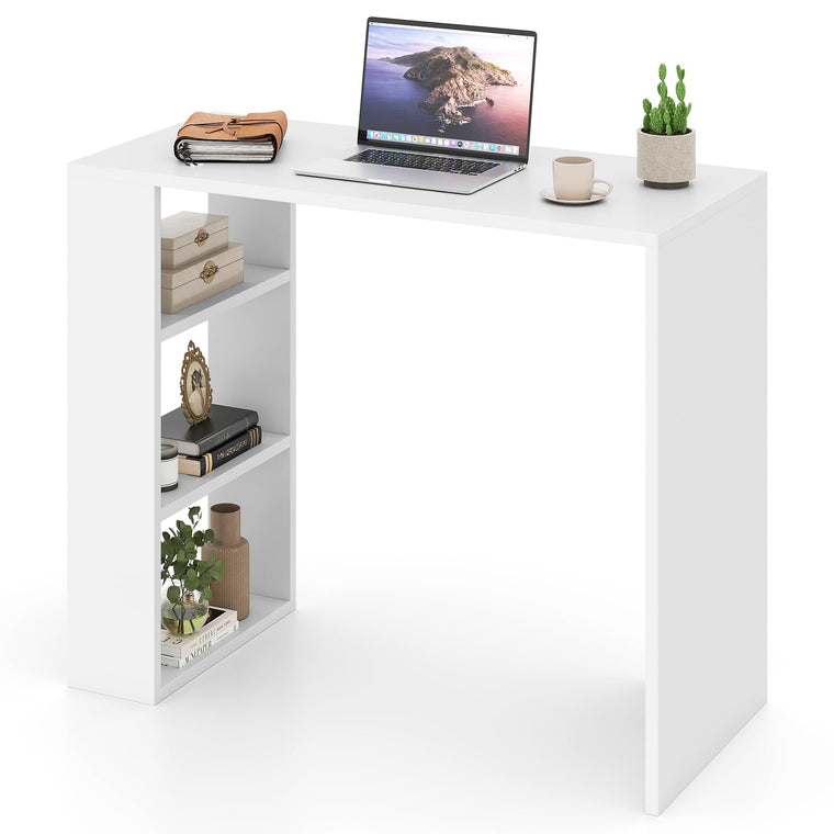 36 Inch Compact Home Office Desk with Storage Open Shelves and Anti Tipping Kit - product view 1