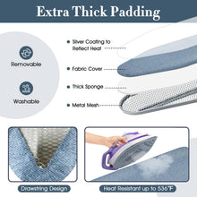 Ironing Board with Iron Rest, Carbon Steel Iron Board with 4 Layer Heat Resistant Cover & Pad - product view 2