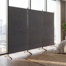3 Panel Room Divider, 6FT Folding Privacy Screen - product view 2