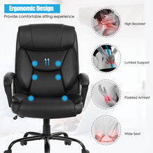 500 lbs Big and Tall Office Chair, Massage Executive Chair w/ 6 Vibrating Points - product view 3