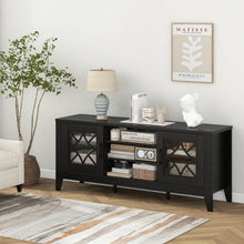 TV Stand for TVs up to 65”, Entertainment Center with 3-Position Adjustable Shelves - product view 2