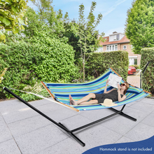10.5 FT Hammock, Quilted 2 Person Hammock w/Detachable Pillow, 495LBS Capacity - product view 2