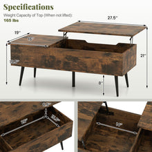 Lift Top Coffee Table for Living Room - product view 3