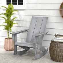 Outdoor Rocking Chairs for Porch - Waterproof HDPE Adirondack Rocker, 330lbs Weight Capacity - product view 2