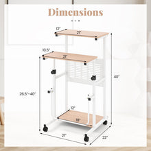 Small Standing Desk for School Lecture Home Office - product view 3