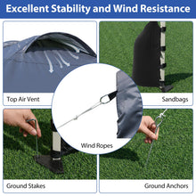 10 x 10 Pop Up Canopy with 1 Sidewall and Wheeled Bag - product view 3