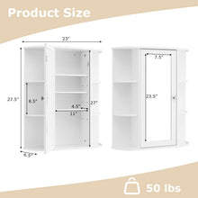 Medicine Cabinet, Bathroom Wall Cabinet with Mirror - product view 4