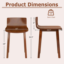Wood Dining Chairs Set of 2/4 Farmhouse Kitchen Dining Room Chair - product view 3