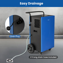 215 Pints Commercial Dehumidifier w/Drain Hose, Industrial Heavy Duty Dehumidifier w/ 24H Timer - product view 7