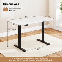 Electric Standing Desk 48" x 24" Height Adjustable Sit Stand Computer Workstation - product view 3