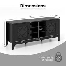 TV Stand for TVs up to 65”, Entertainment Center with 3-Position Adjustable Shelves - product view 3