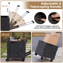 Foldable Utility Cart on 4 Rotate Wheels - product view 4