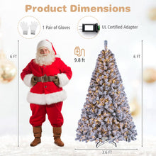 Smart RGB Pencil Christmas Tree with Remote & APP (6 FT) - product view 3