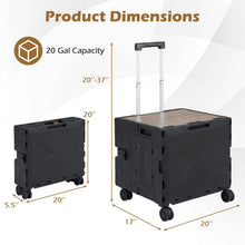 Foldable Utility Cart on 4 Rotate Wheels - product view 5