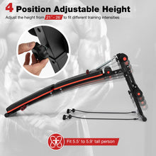 7 in 1 Sit up Bench, Foldable Workout Bench w/4 Position Adjustable Height - product view 4
