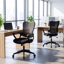 Gianetx Ergonomic Office Chair w/Breathable Butterfly Back & Integrated Armrests (1/2) - product view 4