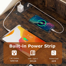 48" Computer Desk with Charging Station - product view 4
