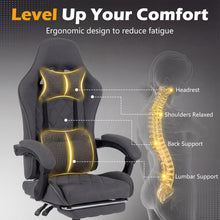 Ergonomic Gaming Chair with Linkage Armrests & Detachable Headrest for Home Office - product view 4
