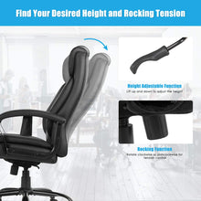 500 lbs Big and Tall Office Chair, Massage Executive Chair w/ 6 Vibrating Points - product view 6