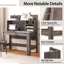 Computer Desk with Bookshelf - product view 5