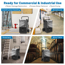 163 Pints Commercial Dehumidifier, 4500 Sq.Ft Dehumidifier with Pump & Drain Hose - product view 8