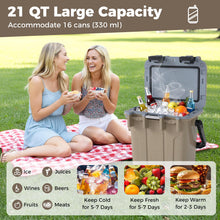 21QT Ultra-Light Injection Molded Cooler with Handles & Bottle Opener - product view 6