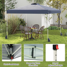 10 x 10 Pop Up Canopy with 1 Sidewall and Wheeled Bag - product view 5