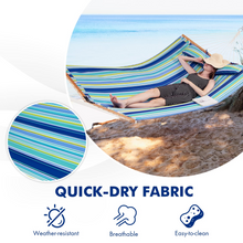 10.5 FT Hammock, Quilted 2 Person Hammock w/Detachable Pillow, 495LBS Capacity - product view 5