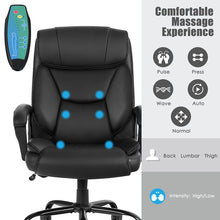 500 lbs Big and Tall Office Chair, Massage Executive Chair w/ 6 Vibrating Points - product view 7
