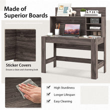 Computer Desk with Bookshelf - product view 6