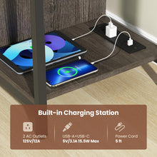 TV Stand for TV Up to 50” TVs, Entertainment Center with Charging Station, USB & Type C Ports - product view 6