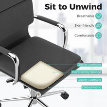 Ergonomic Office Chair Mid Back Fabric Desk Chair with Armrest - product view 6