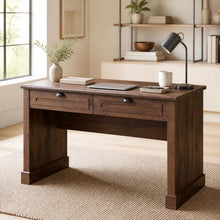 48" Mid Century Modern Computer Desk with 2 Drawers - product view 6