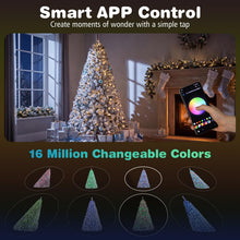 Smart RGB Pencil Christmas Tree with Remote & APP (6 FT) - product view 6