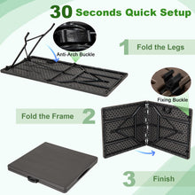 5ft Heavy-Duty Rectangular Folding Table with Handle - product view 6