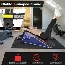 7 in 1 Sit up Bench, Foldable Workout Bench w/4 Position Adjustable Height - product view 6