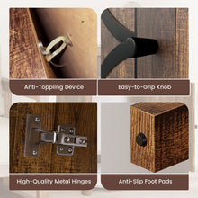 Robot Vacuum Storage Cabinet with Door and Open Shelf for Living Room Bedroom - product view 6